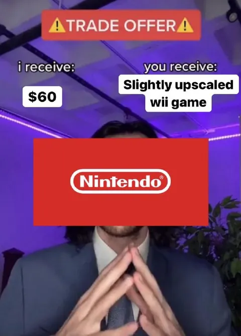 Slightly Upscaled Wii Game Trade