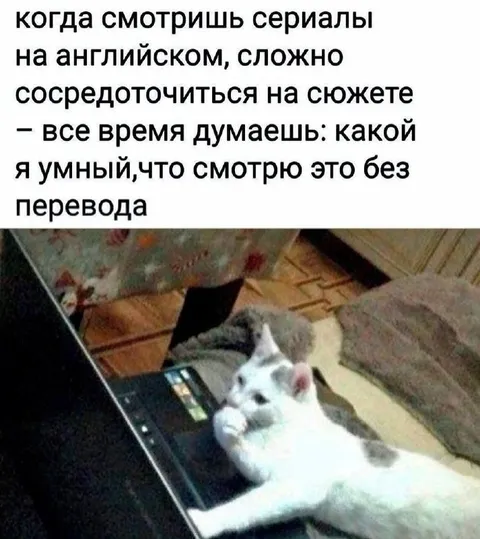 Смотрю сериалы без перевода