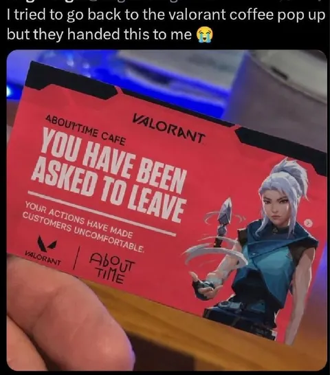 Valorant Cafe Banned for Being Uncomfortable