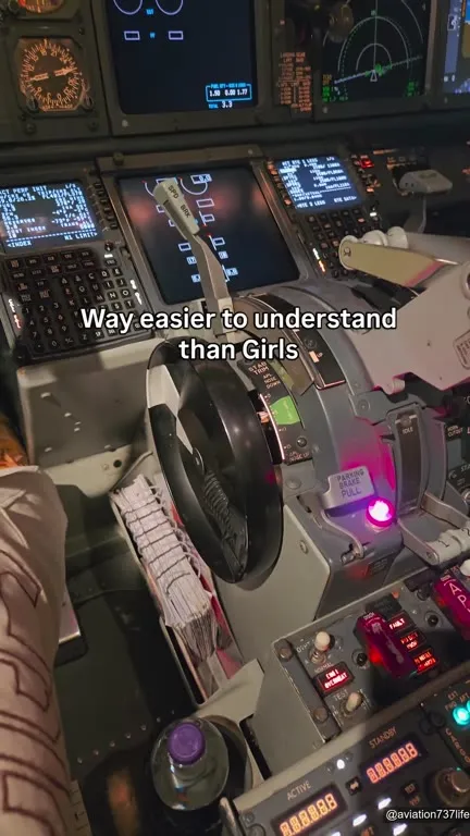 Airplane Cockpit Is Easier Than Girls