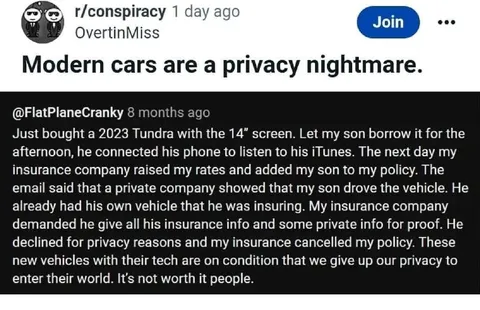 Modern Cars Are a Privacy Nightmare