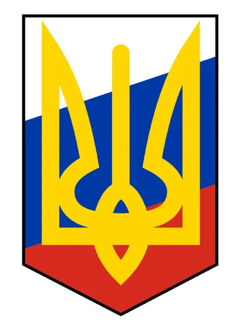 Украинский трезубец на флаге