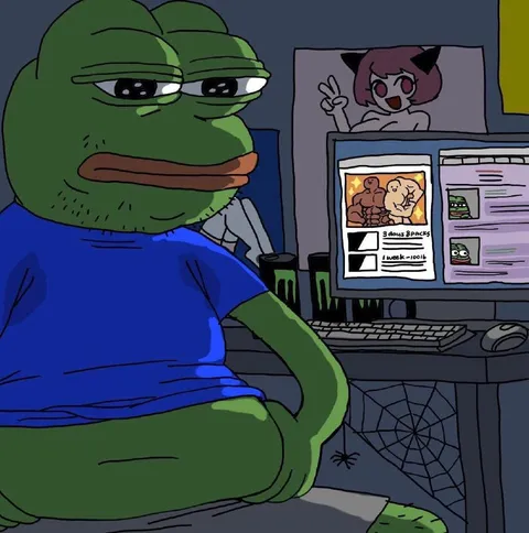 Pepe Checking His Gains
