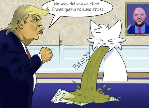 Trump Vomits the Epstein Files