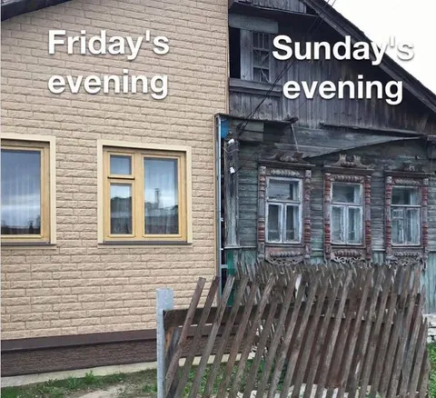 Friday Evening vs Sunday Evening