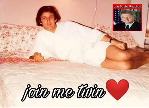 Join Me Twin Bill Clinton