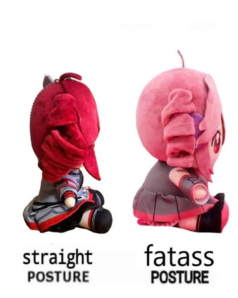 Straight Posture vs Fatass Posture