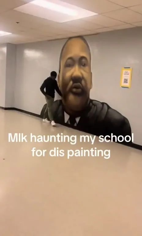 MLK Painting Haunts the School