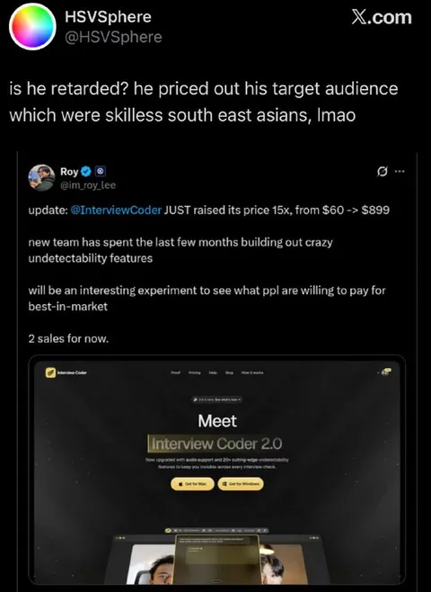 Interview Coder Raises Price 15x