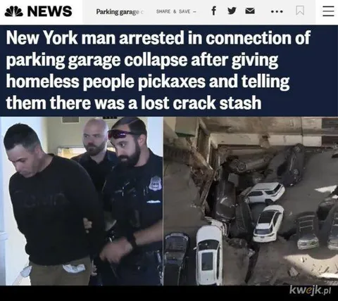 Lost Crack Stash Parking Garage Collapse