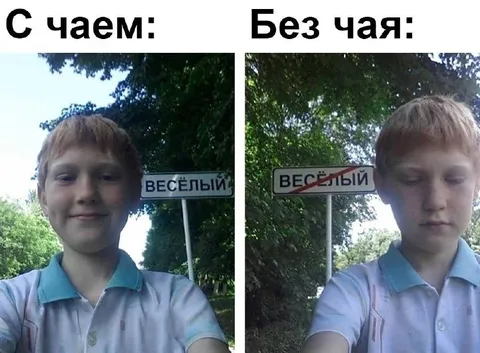 С чаем и без чая