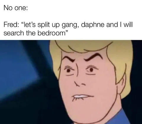 Fred Searches the Bedroom