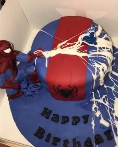 Spider-Man Birthday Cake Disaster