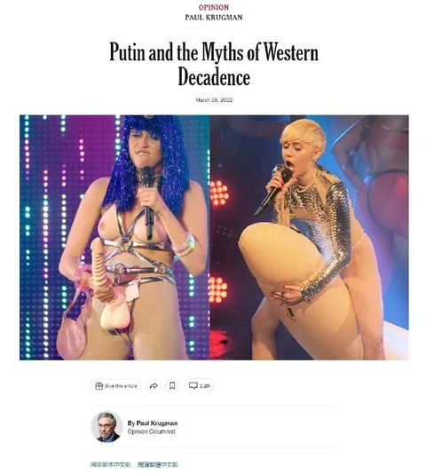 Putin and Western Decadence