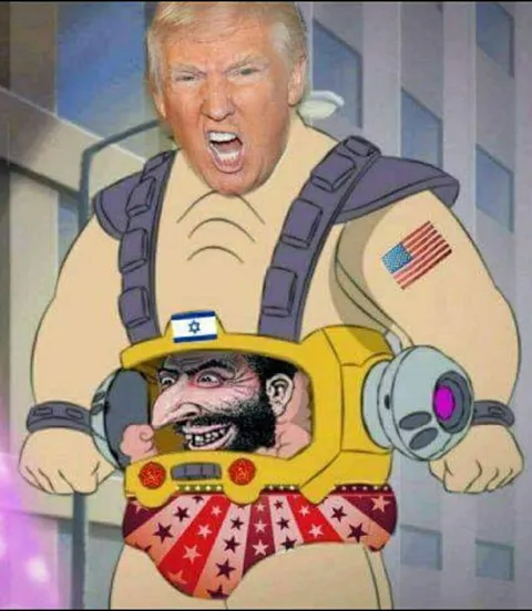 Трамп в космической броне