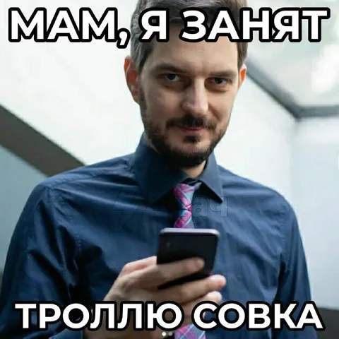 Мам, я занят троллю совка