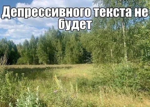 Депрессивного текста не будет