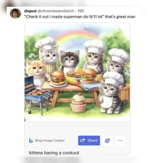 AI Kittens Cookout Gone Wrong