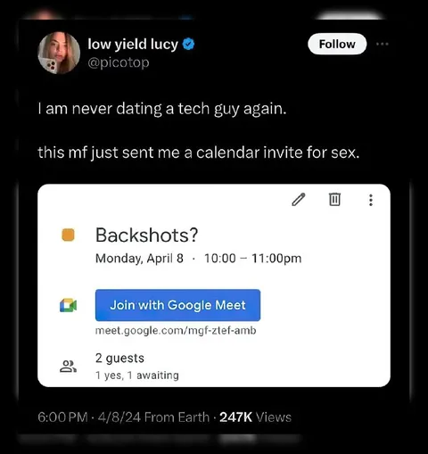 Calendar Invite for Backshots