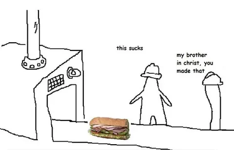 My Brother in Christ Sandwich