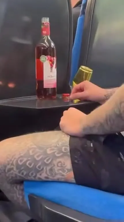 Вино в автобусе