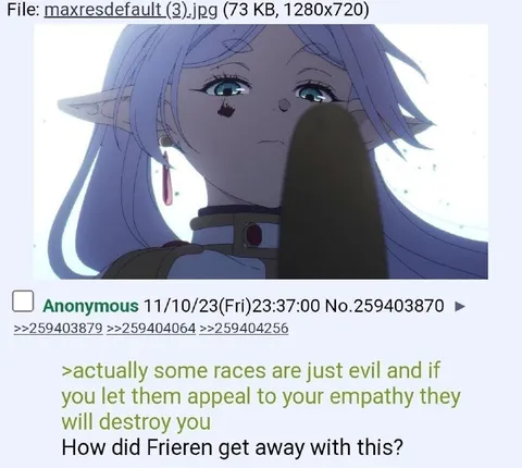 Frieren Gets Away With It