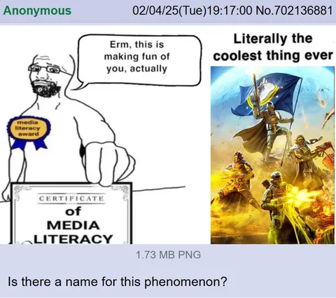 Media Literacy Award Misunderstanding