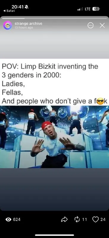 Limp Bizkit Invents Three Genders