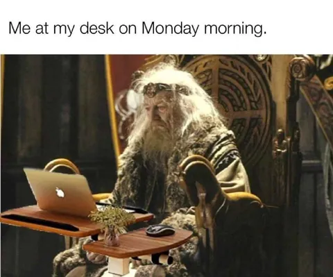 Dumbledore at Work on Monday