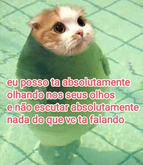 Ouvindo absolutamente nada