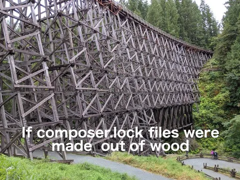 Composer.lock Made of Wood