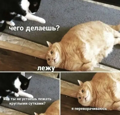 Я переворачиваюсь и лежу