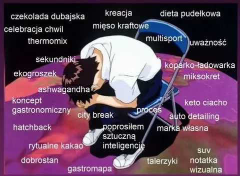Przytłoczenie modnymi trendami