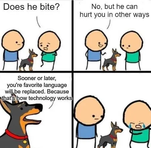 Favorite Language Will Be Replaced