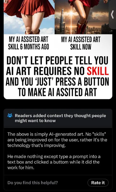 AI Assisted Art Skill Then and Now