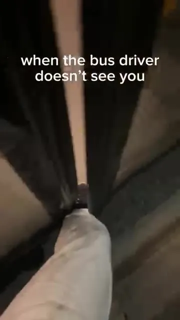 When the Bus Driver Doesn't See You