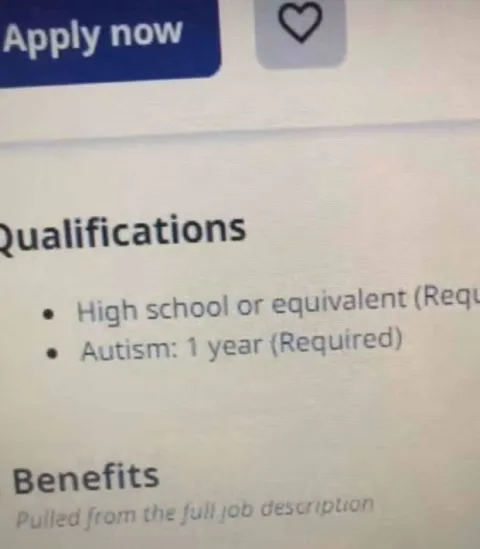 Autism Experience Required
