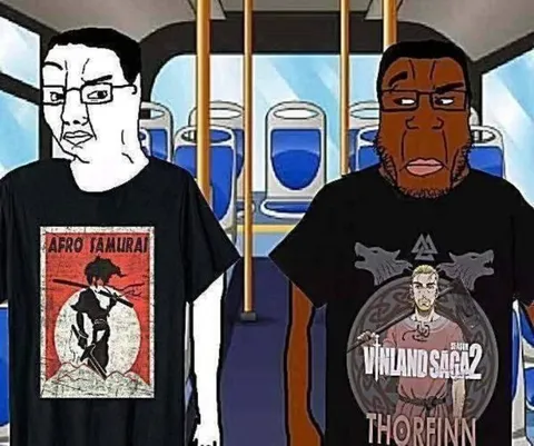 Anime Shirts on the Bus