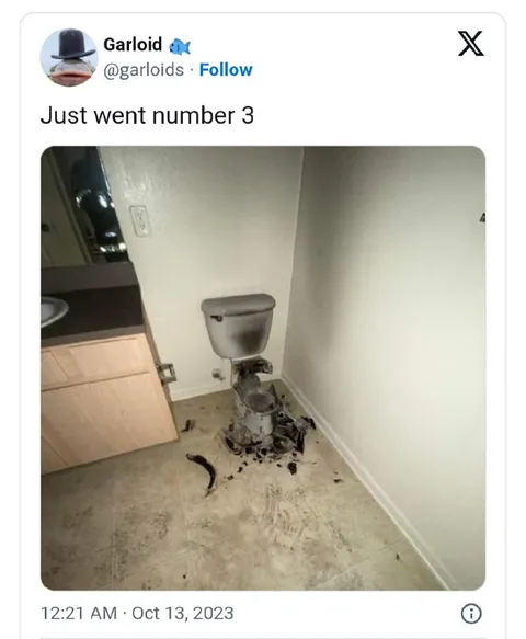 Just Went Number Three