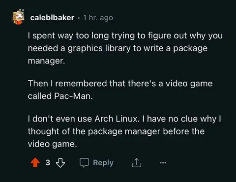 Pac-Man Before Package Manager
