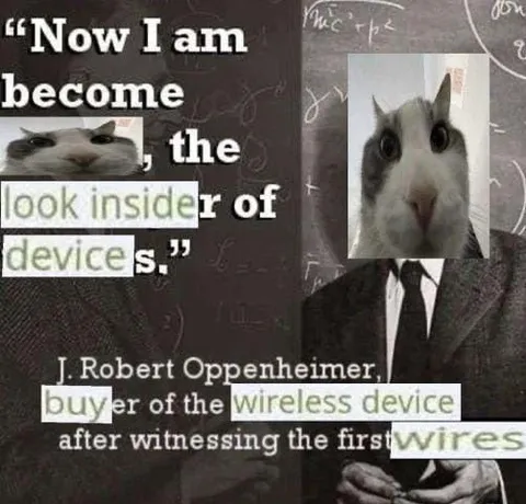Oppenheimer Wireless Device Joke