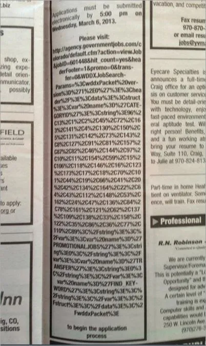 The Impossible Job Application URL