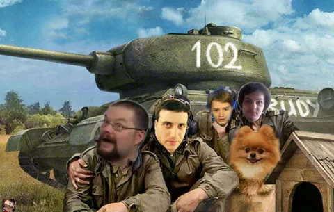 Десант на танке 102