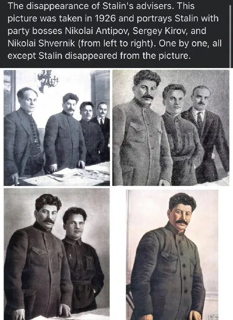 The Disappearance of Stalin's Advisers