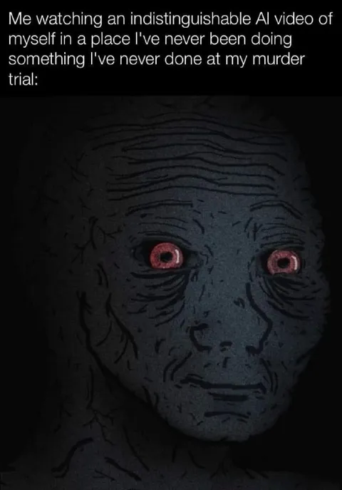 Watching Fake AI Evidence at Trial
