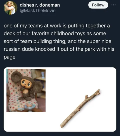 Russian Team-Building Masterpiece