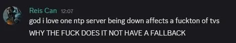 One NTP Server Down