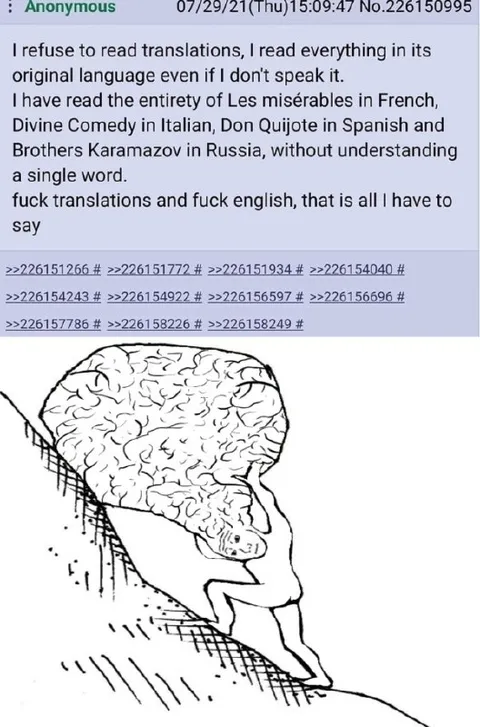 I Read Everything in Original Language