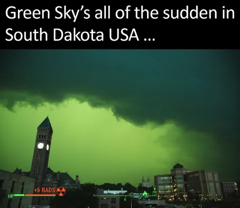 South Dakota Turns Fallout Green