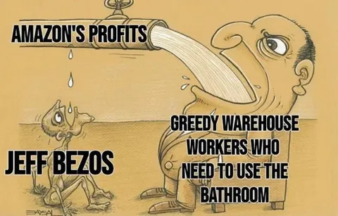 Amazon Profits Bathroom Joke